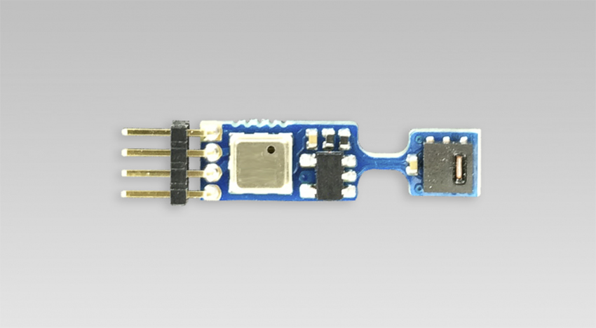 Multi-sensor module for temperature, humidity, and pressure measurements